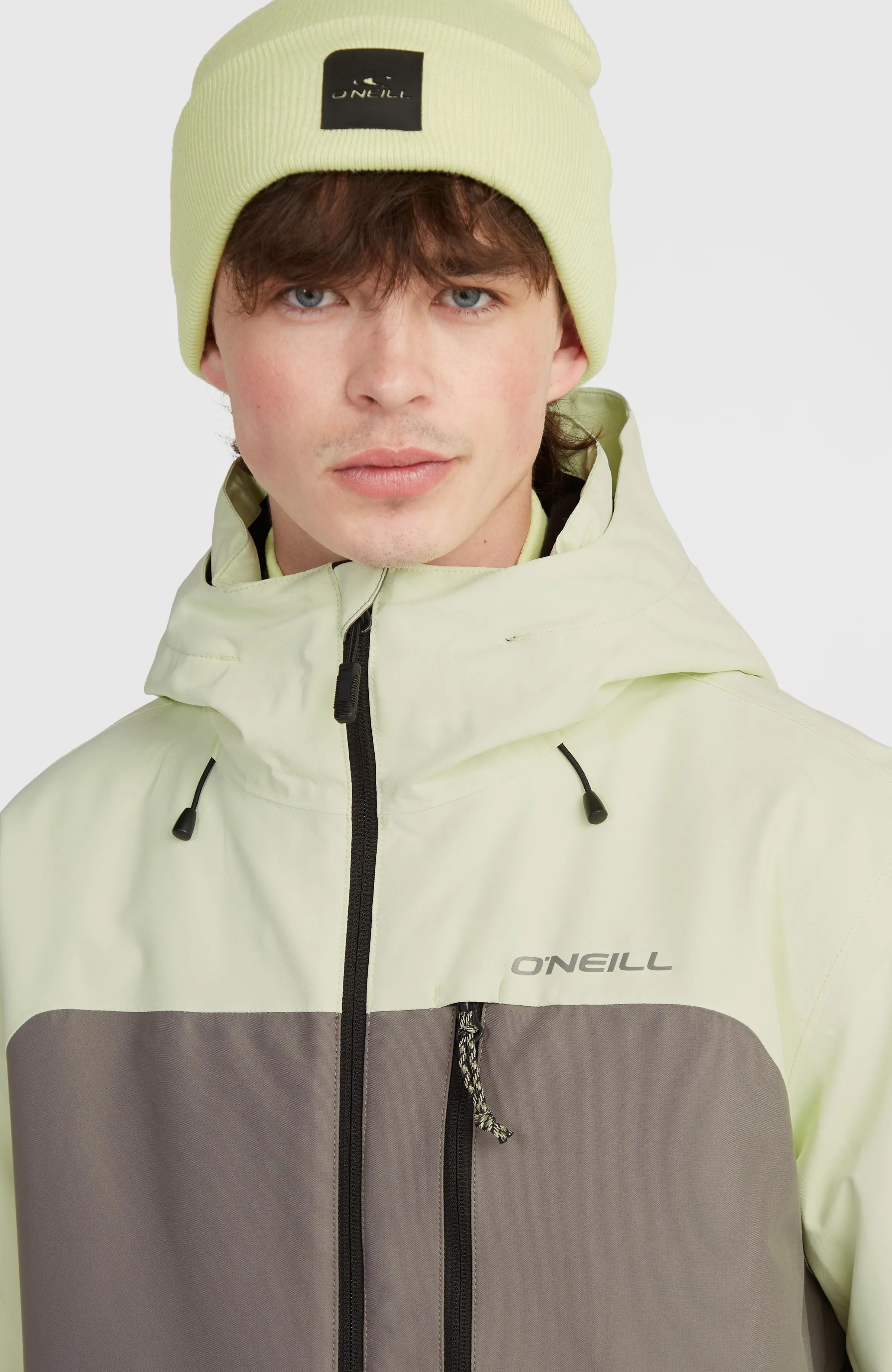 Hammer Plus Snow Jacket | Flint Stone Colour Block