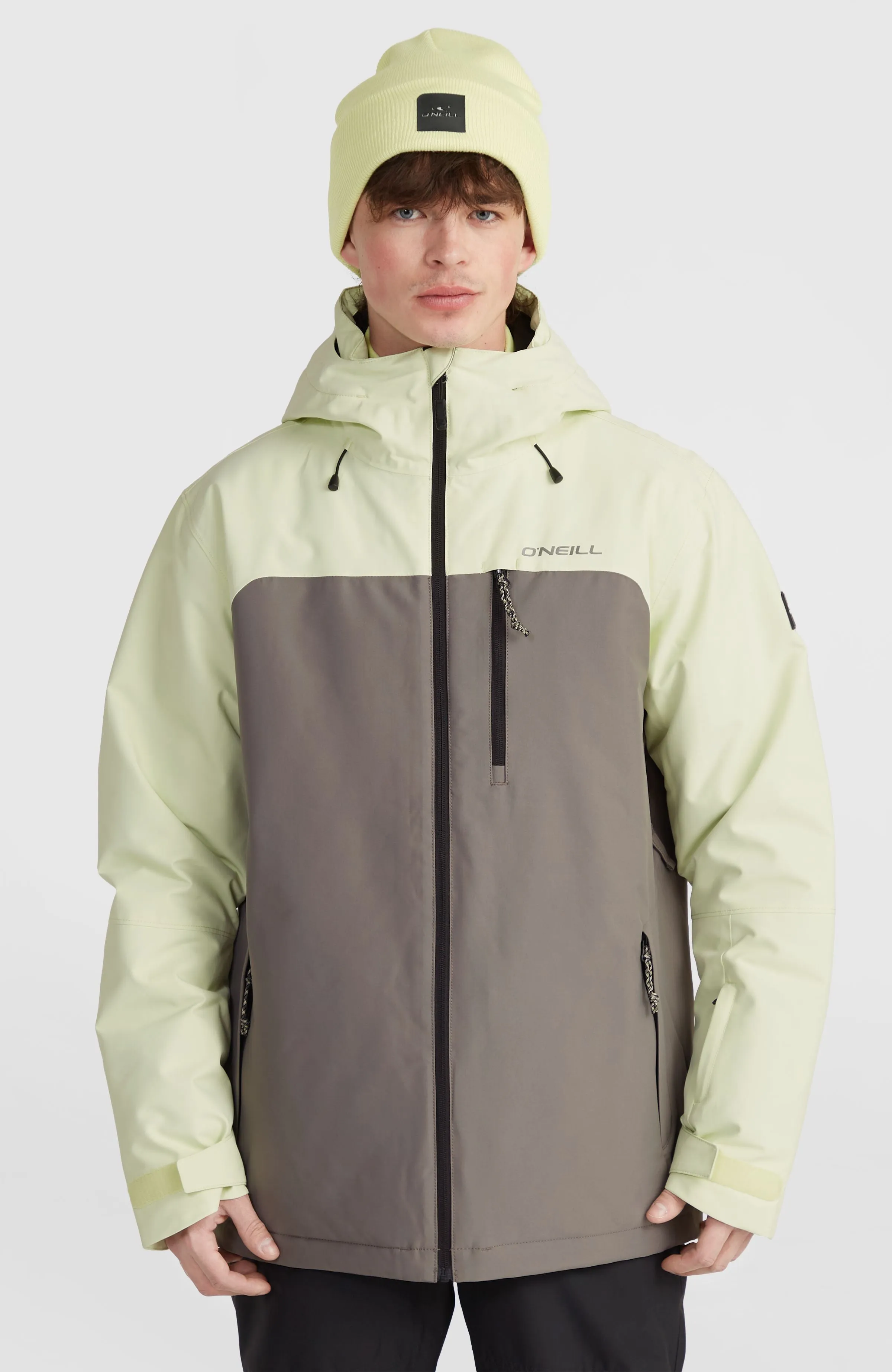 Hammer Plus Snow Jacket | Flint Stone Colour Block