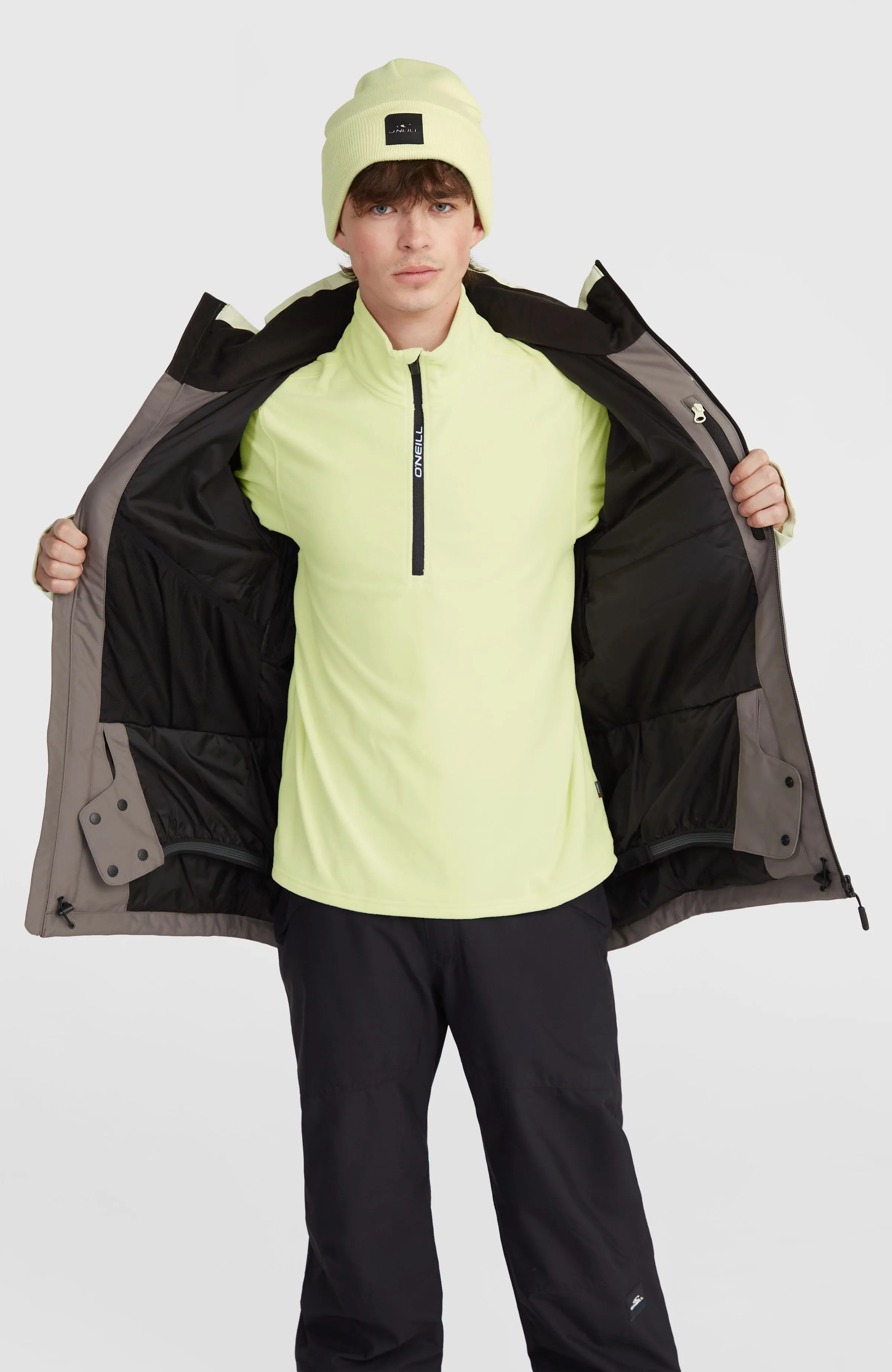 Hammer Plus Snow Jacket | Flint Stone Colour Block