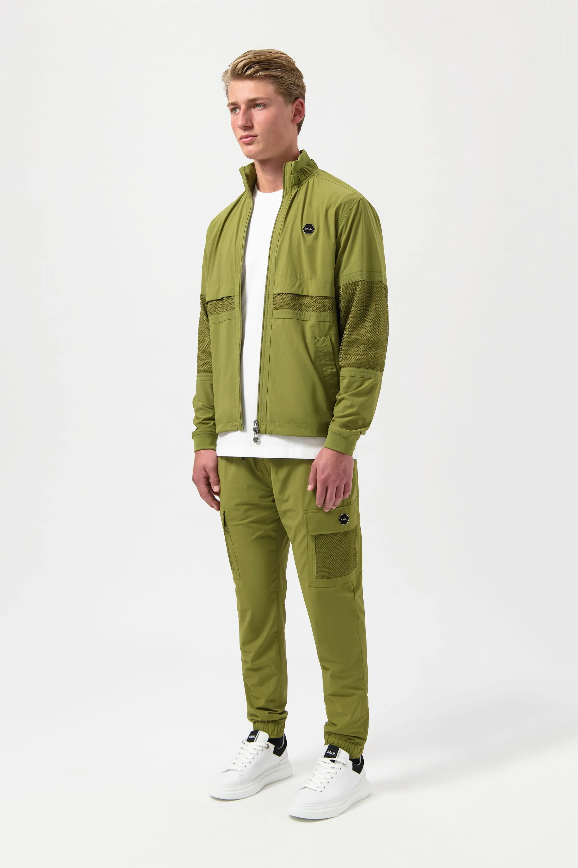 Hexline Regular Fit Track Jacket Sphagnum