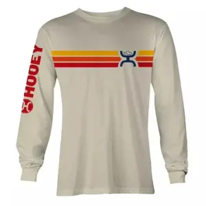 HOOey "Sunset" Cream Long Sleeve - Men's T-Shirt