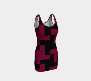 Houndstooth Bodycon Dress