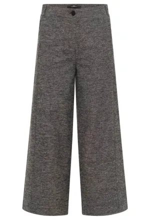 LANIUS 13966 Culotte trousers 185 dark grey melange women