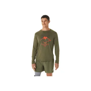 Long Sleeve Asics Fujitrail Green