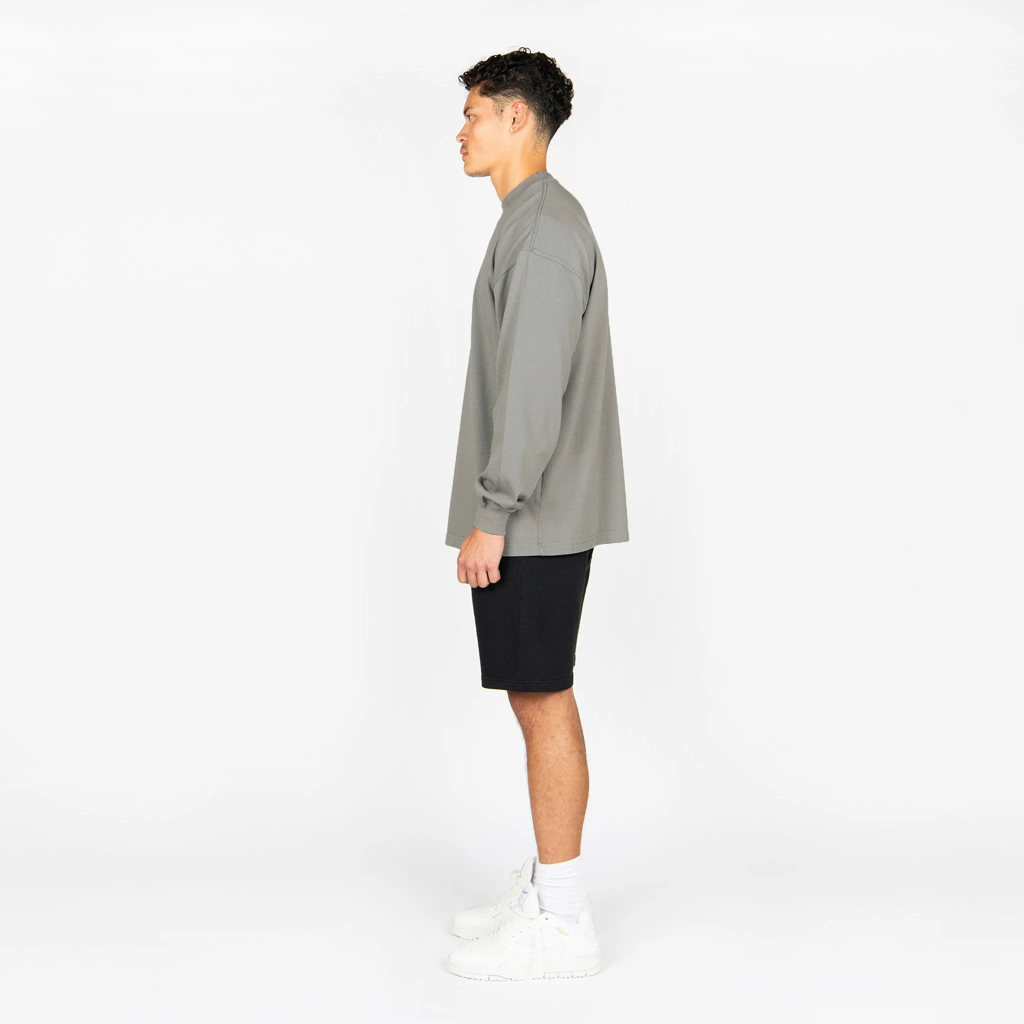 Long Sleeve T-Shirt - Fossil Grey