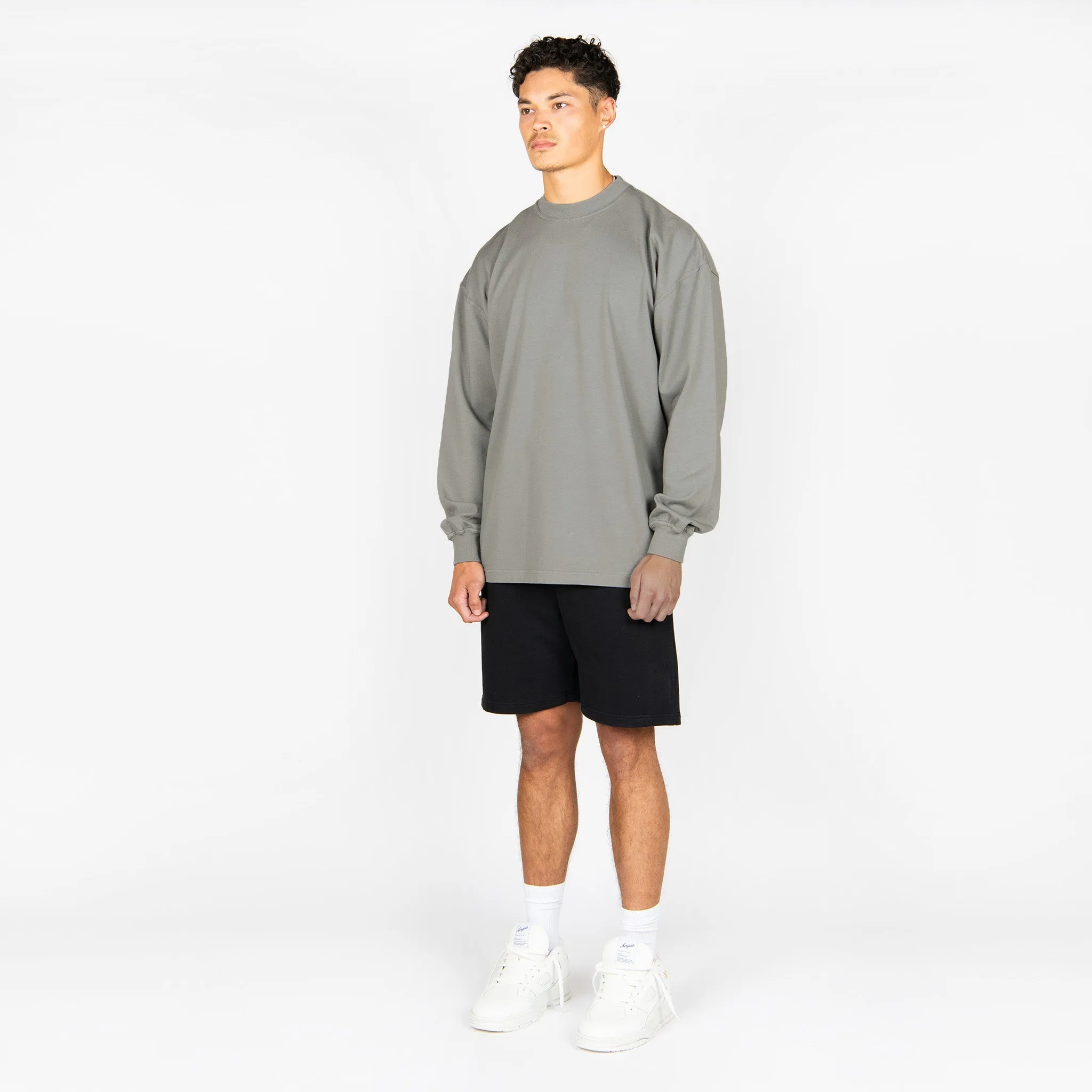 Long Sleeve T-Shirt - Fossil Grey