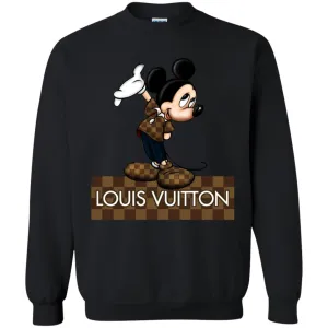 Louis Vuitton Mickey T-shirt Crewneck Pullover Sweatshirt