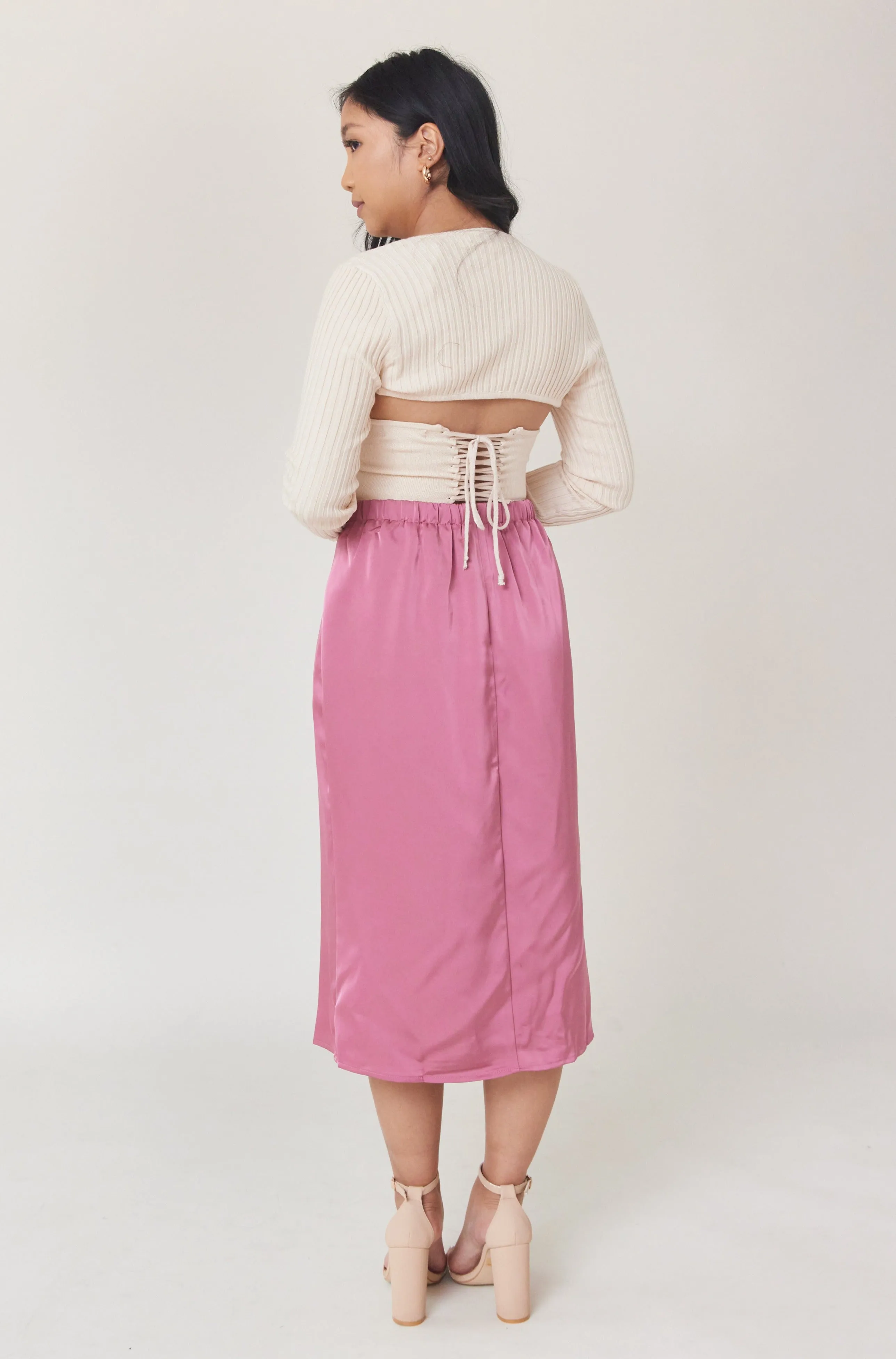 Loved Midi Skirt - Rouge