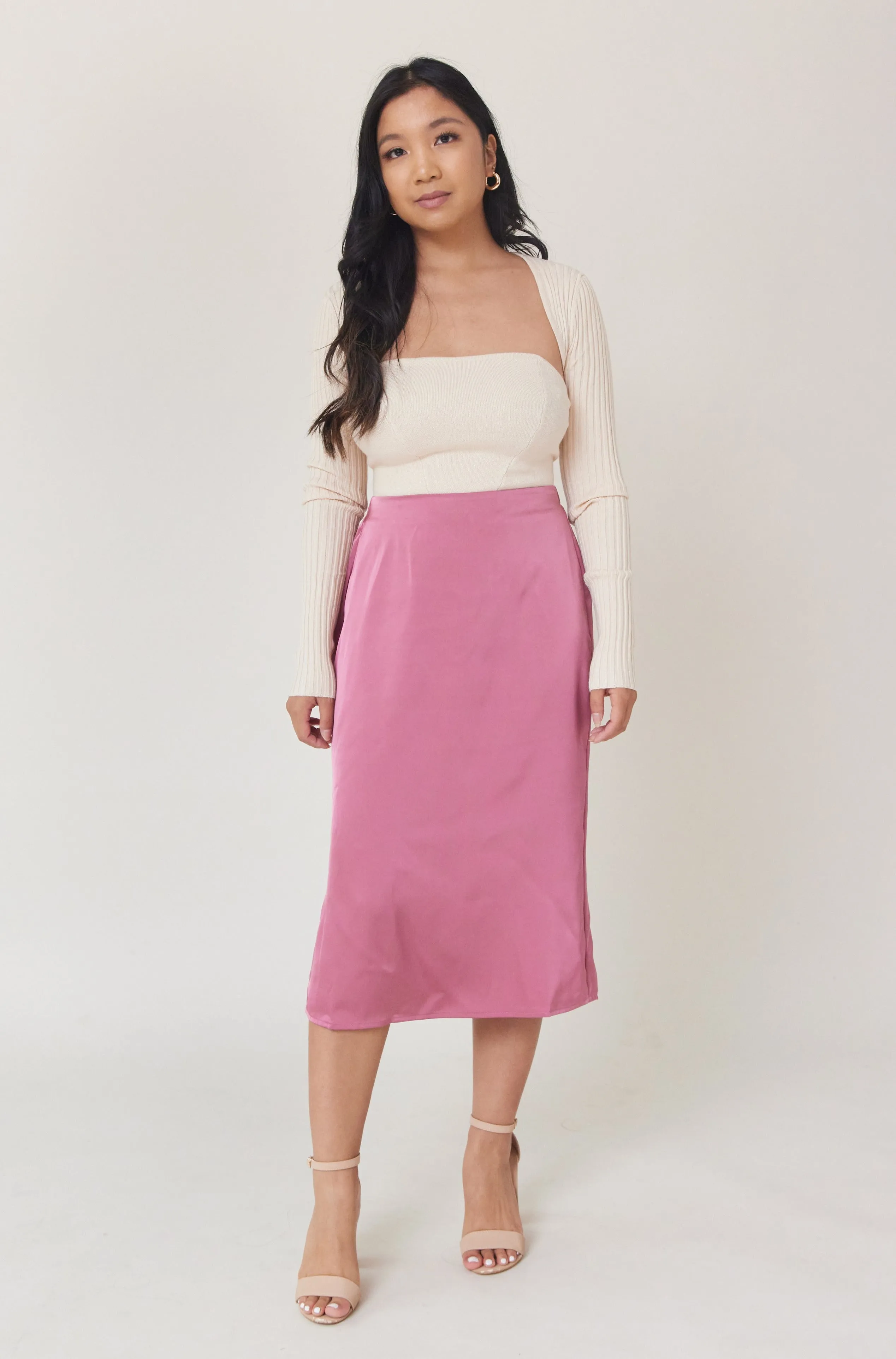 Loved Midi Skirt - Rouge