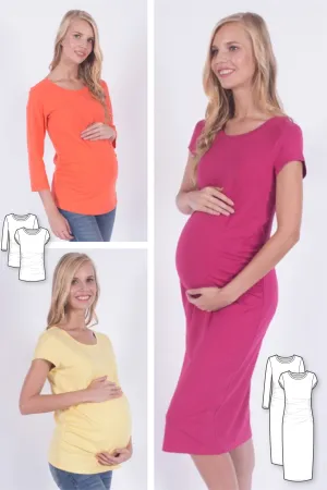 Maternity Knit T-Shirt Dress #3113