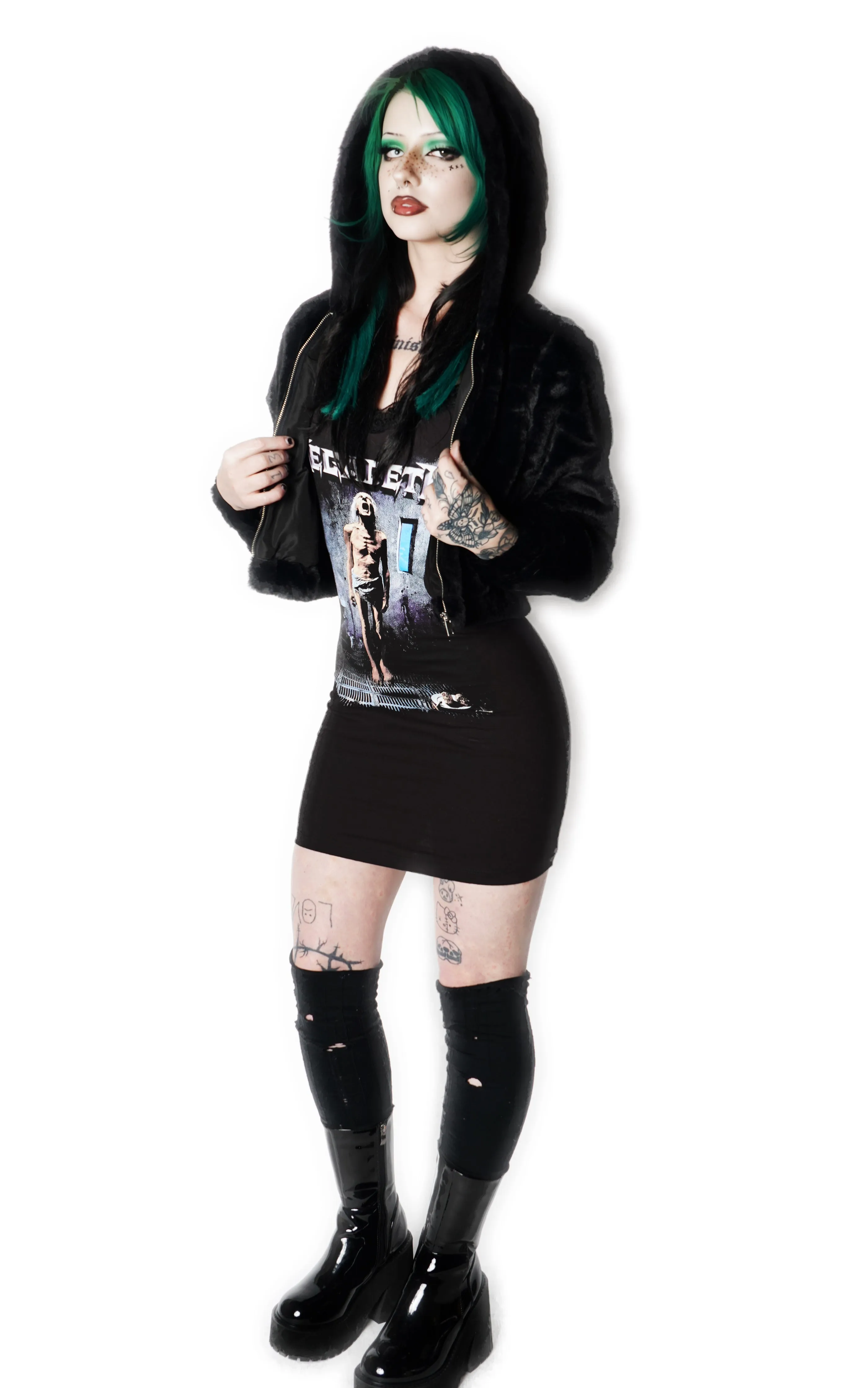 Megadeth Lace Strap Dress