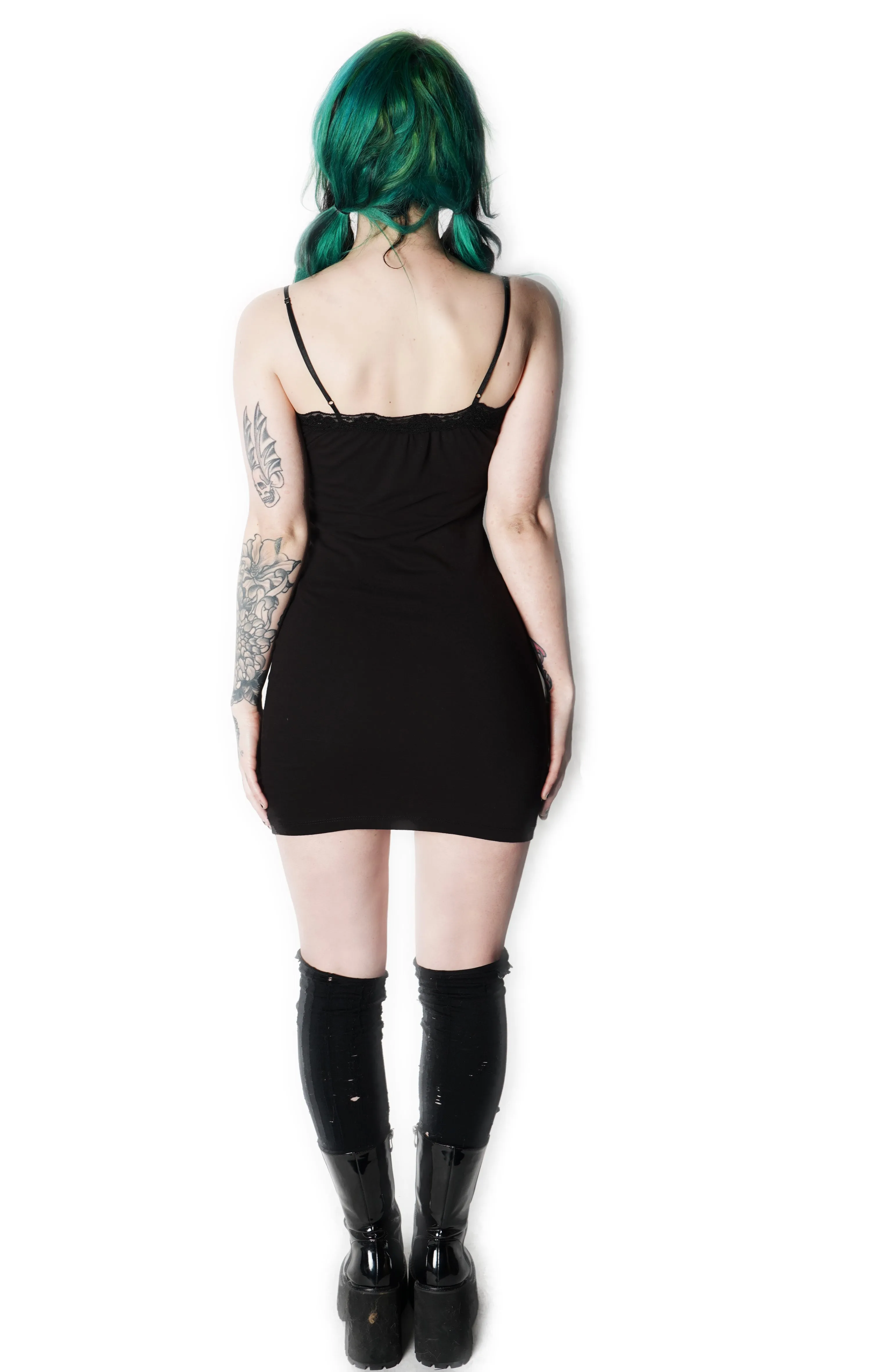 Megadeth Lace Strap Dress