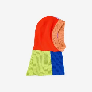 Mismatch Knit Hood