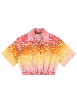 Missoni   Cotton poplin cropped shirt 