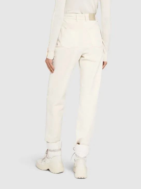 Moncler   Cropped cotton jeans 