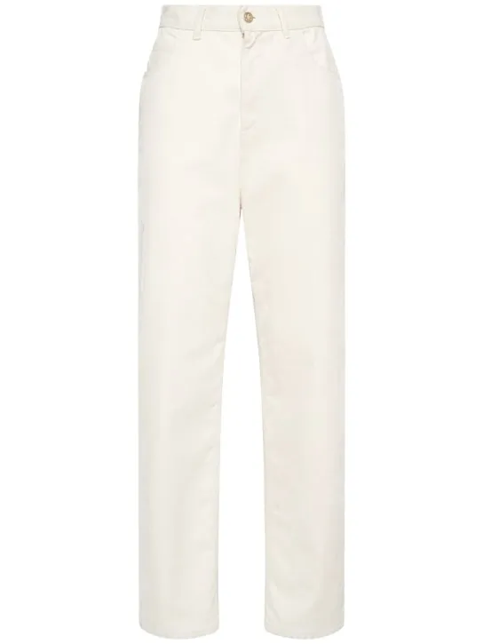 Moncler   Cropped cotton jeans 