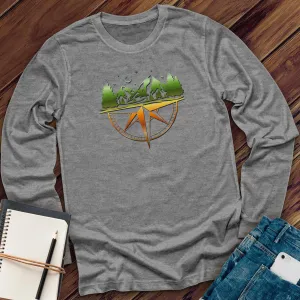 Mountain Range Compass Long Sleeve