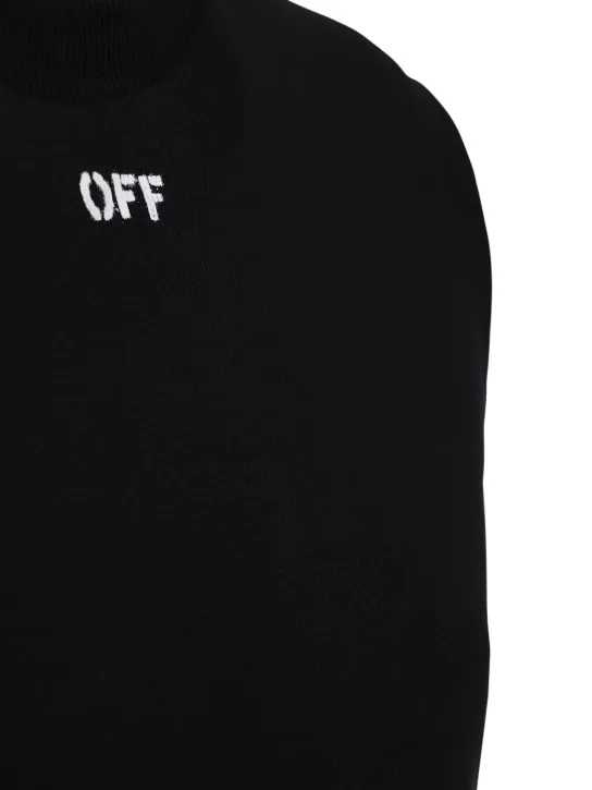 Off-White   Off cotton blend jersey t-shirt 