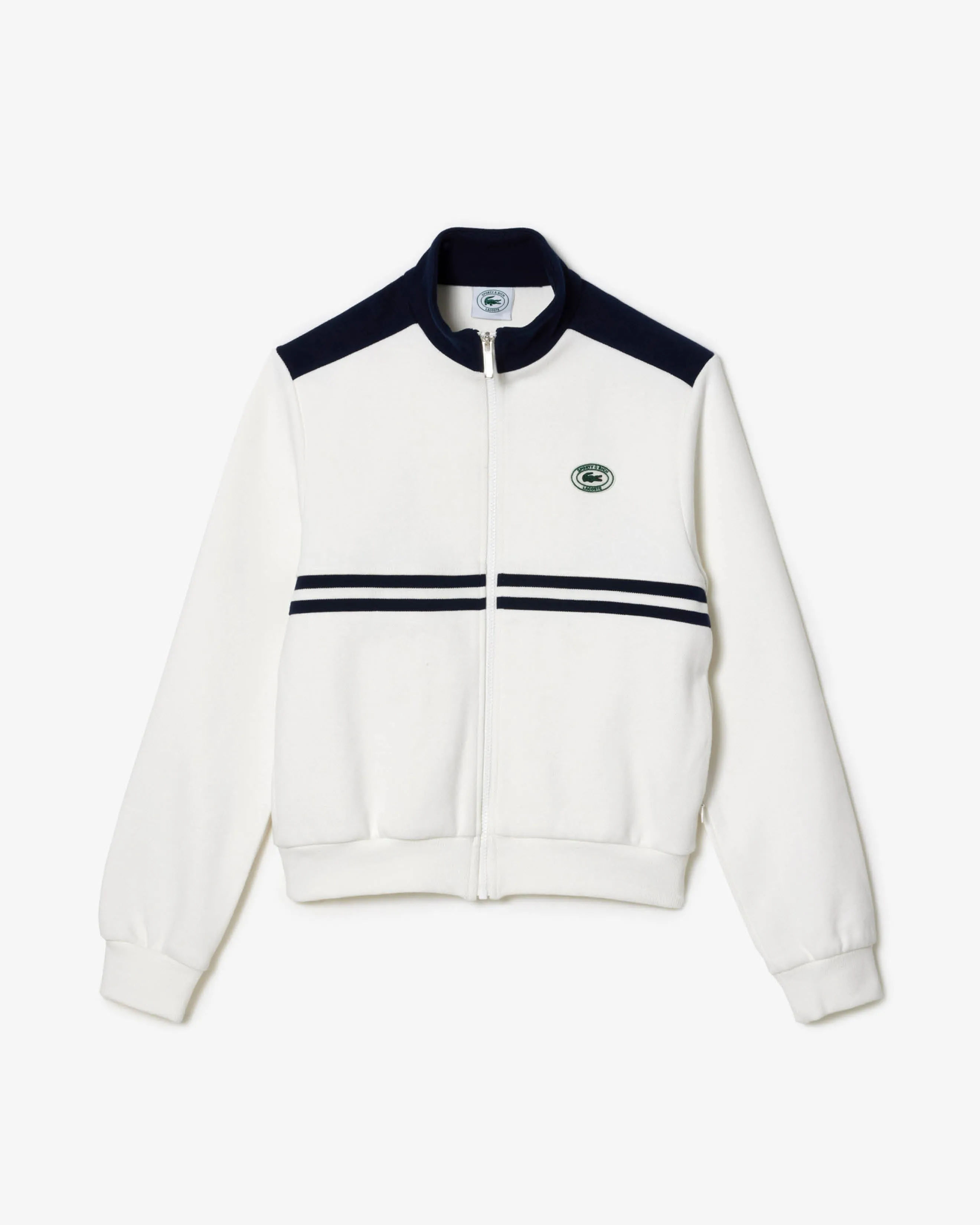 Piqué Track Jacket - Farine/Marine