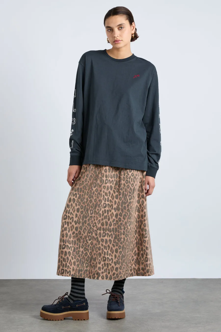 rafe skirt - leopard