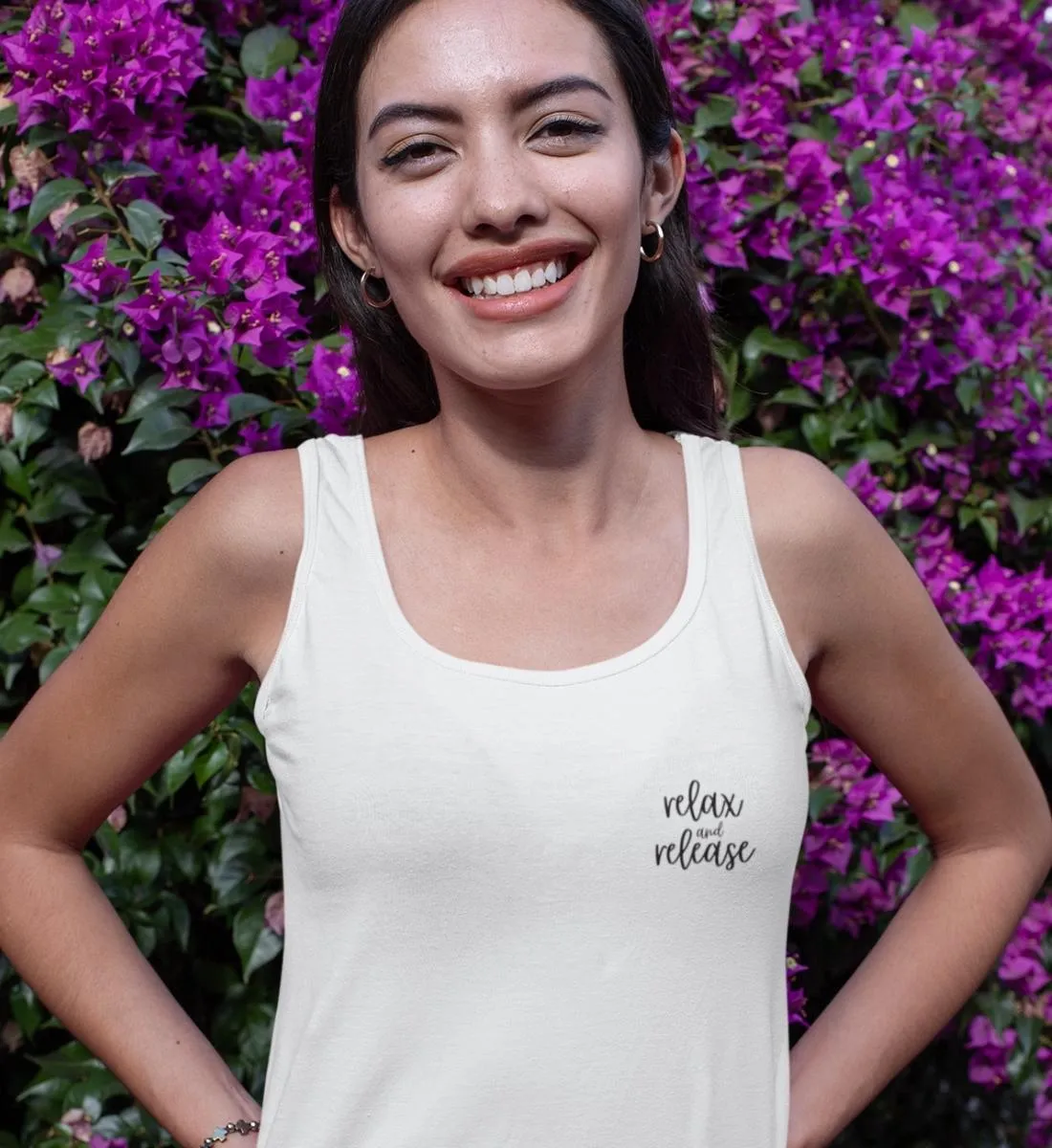 Relax and release 100% Bio Tank Top