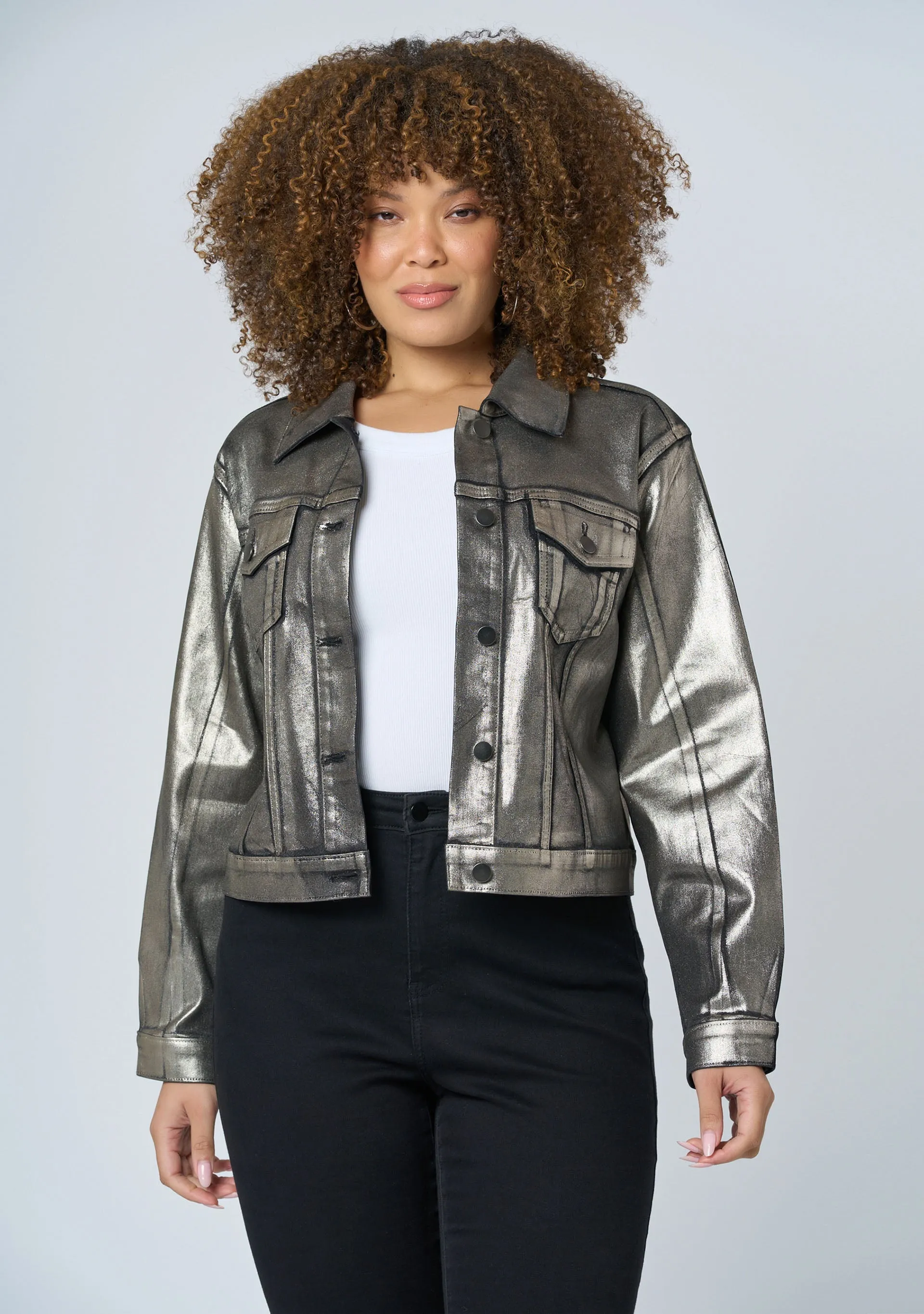 Rema Foil Denim Jacket