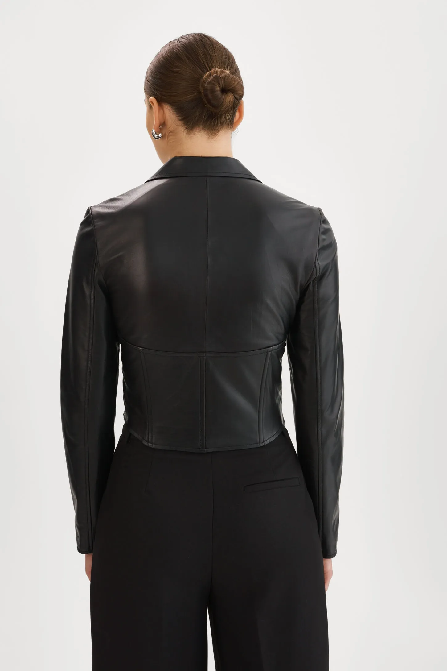 ROMI | Leather Corset Jacket