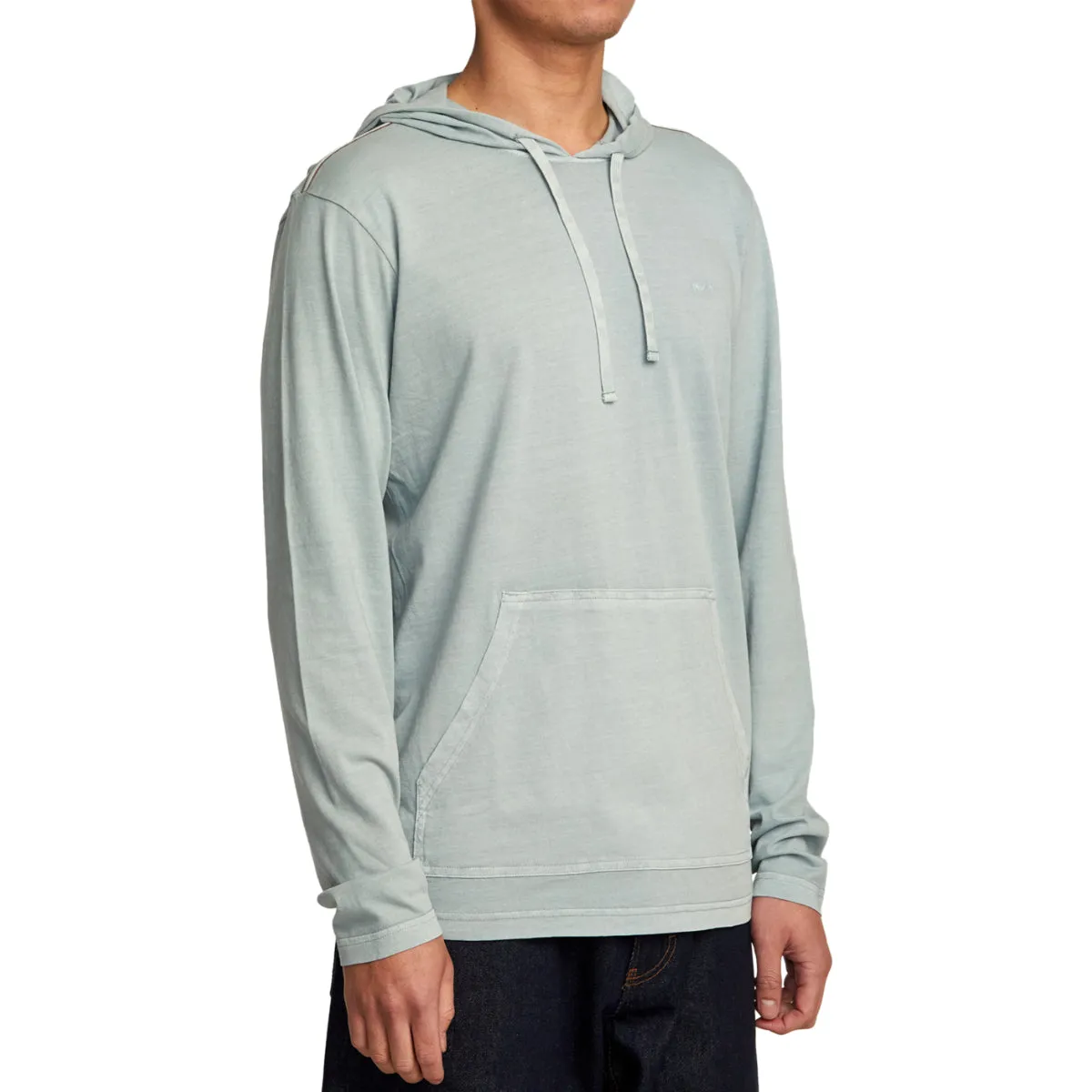 RVCA PTC Pigment Long Sleeve Hooded Pullover T-Shirt