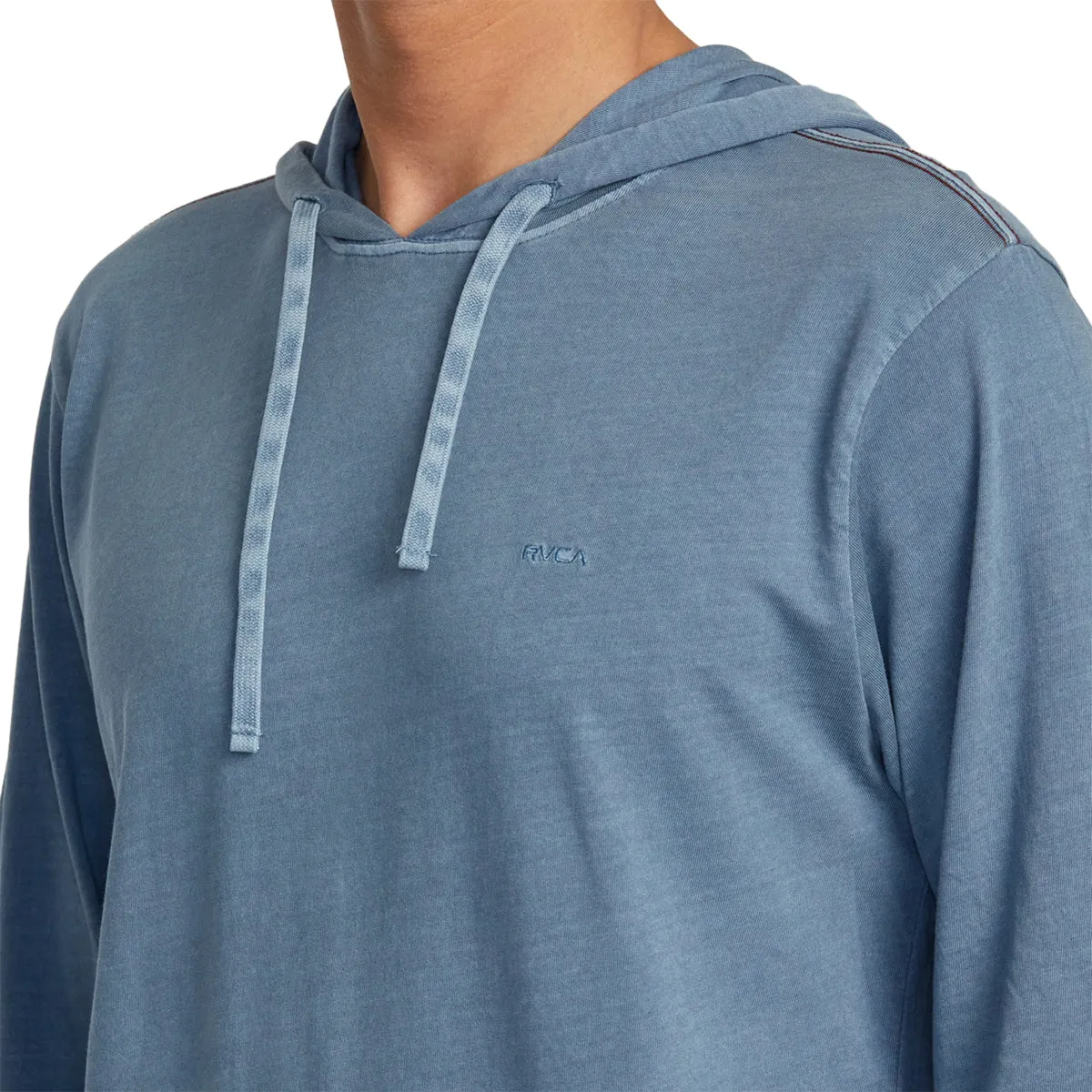 RVCA PTC Pigment Long Sleeve Hooded Pullover T-Shirt