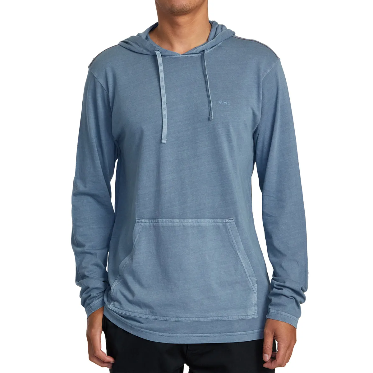 RVCA PTC Pigment Long Sleeve Hooded Pullover T-Shirt