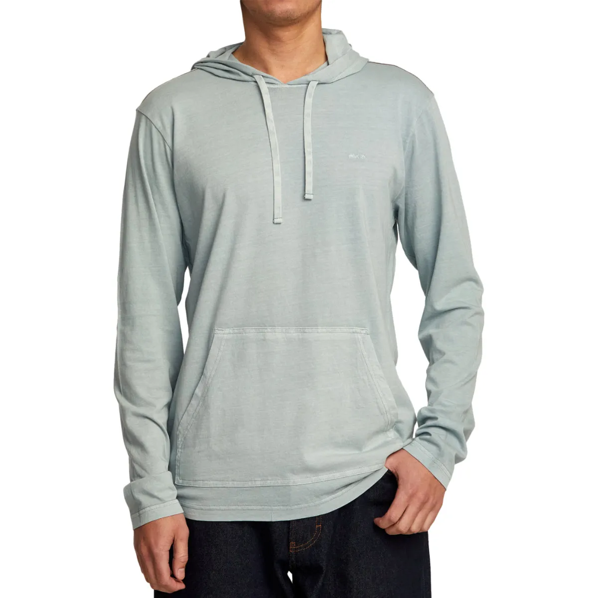 RVCA PTC Pigment Long Sleeve Hooded Pullover T-Shirt