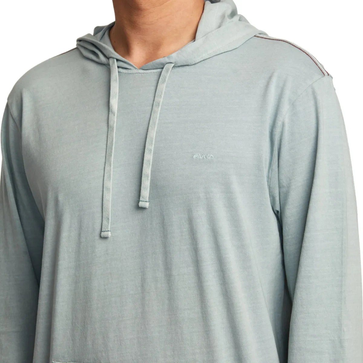 RVCA PTC Pigment Long Sleeve Hooded Pullover T-Shirt