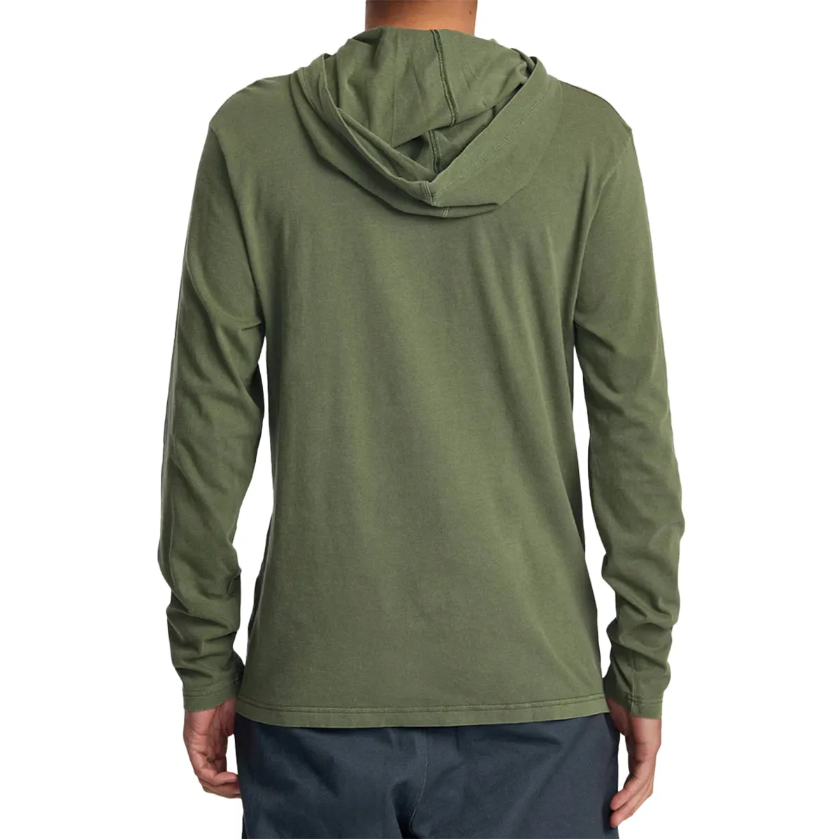 RVCA PTC Pigment Long Sleeve Hooded Pullover T-Shirt