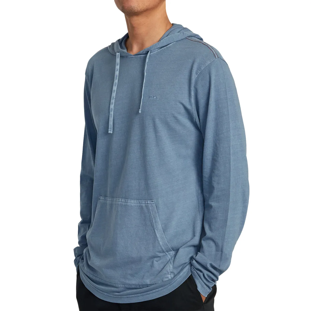 RVCA PTC Pigment Long Sleeve Hooded Pullover T-Shirt