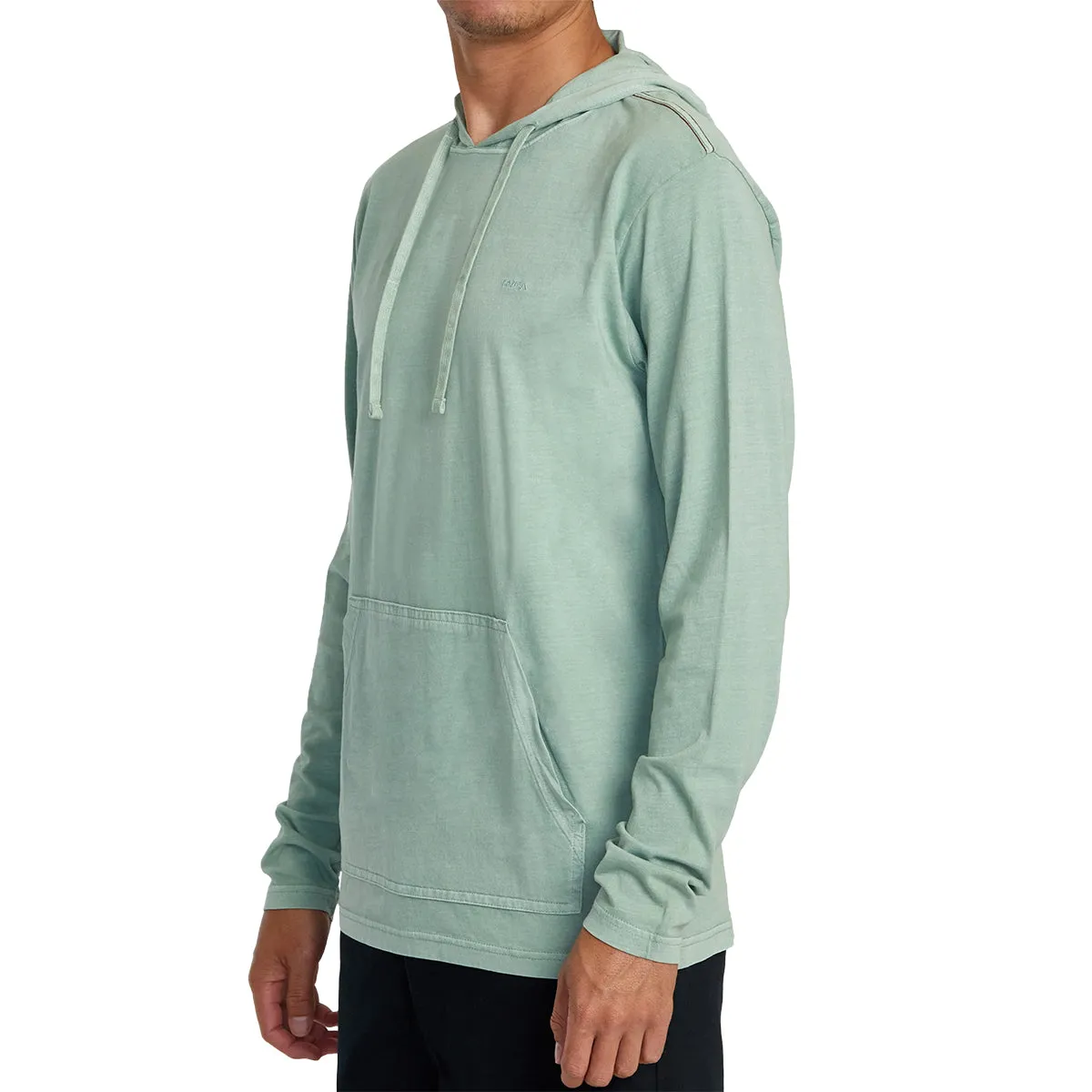 RVCA PTC Pigment Long Sleeve Hooded Pullover T-Shirt