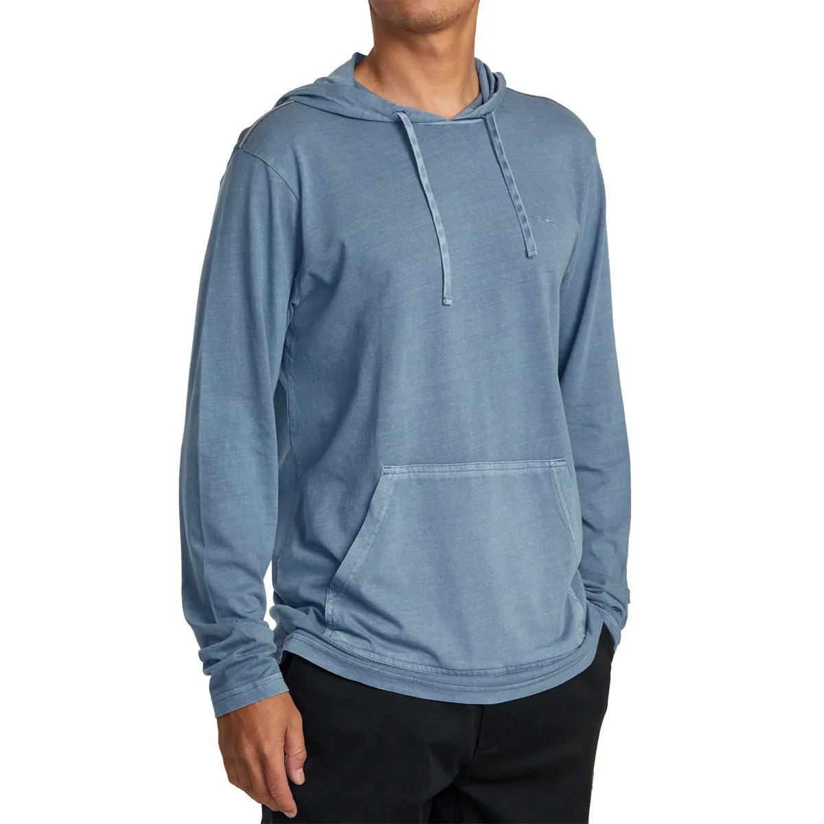 RVCA PTC Pigment Long Sleeve Hooded Pullover T-Shirt