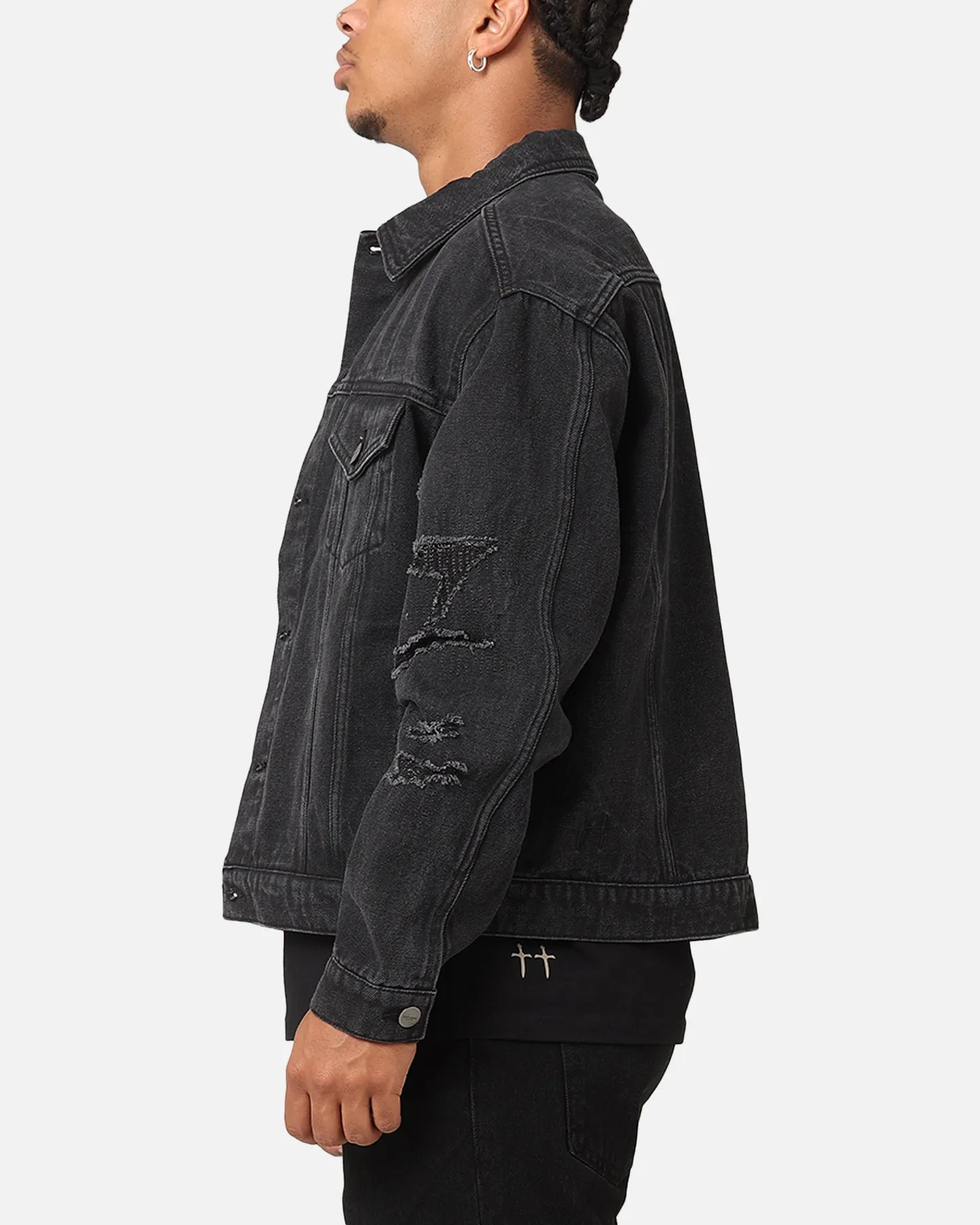 Saint Morta Rage Denim Jacket Black