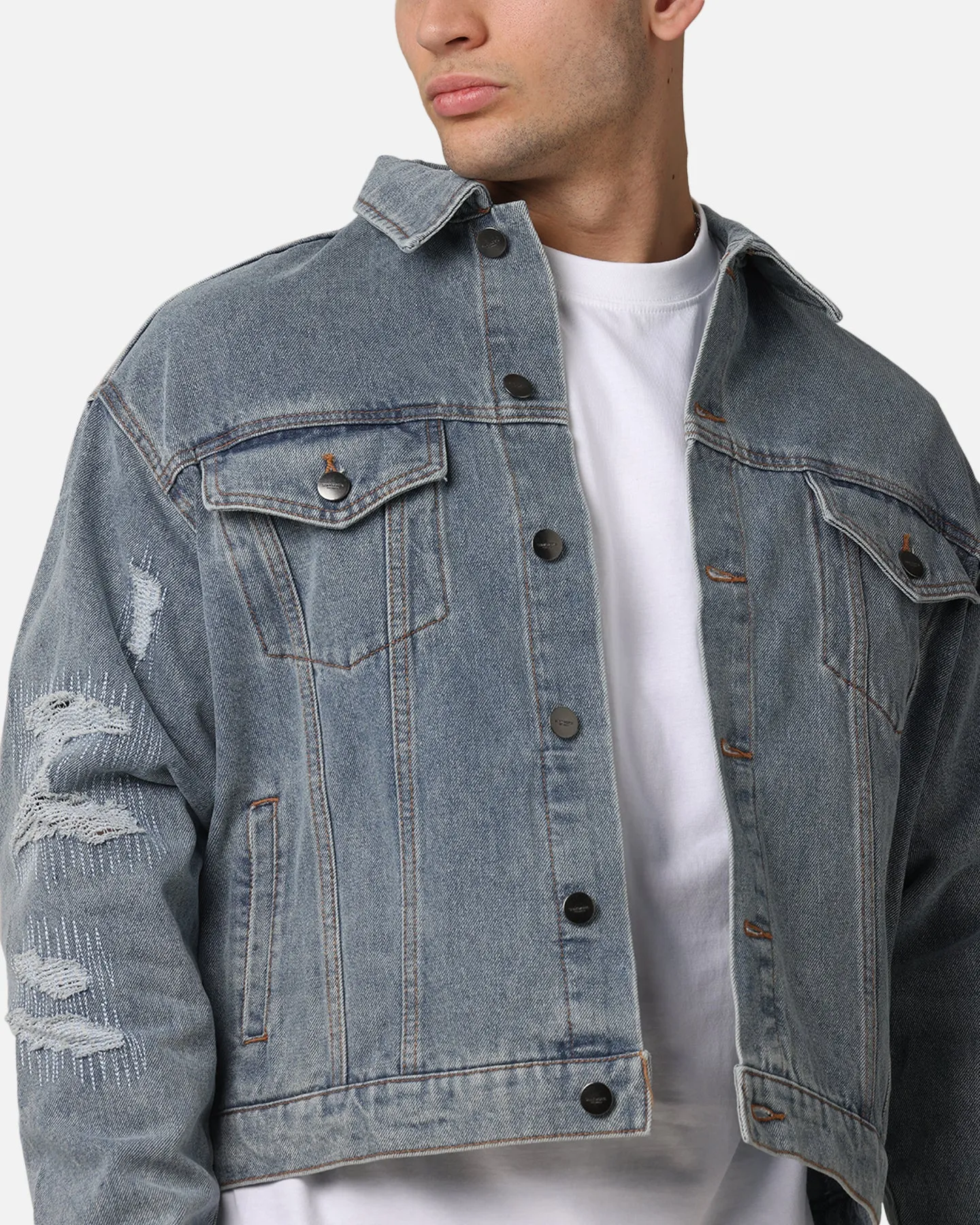 Saint Morta Rage Denim Jacket Blue