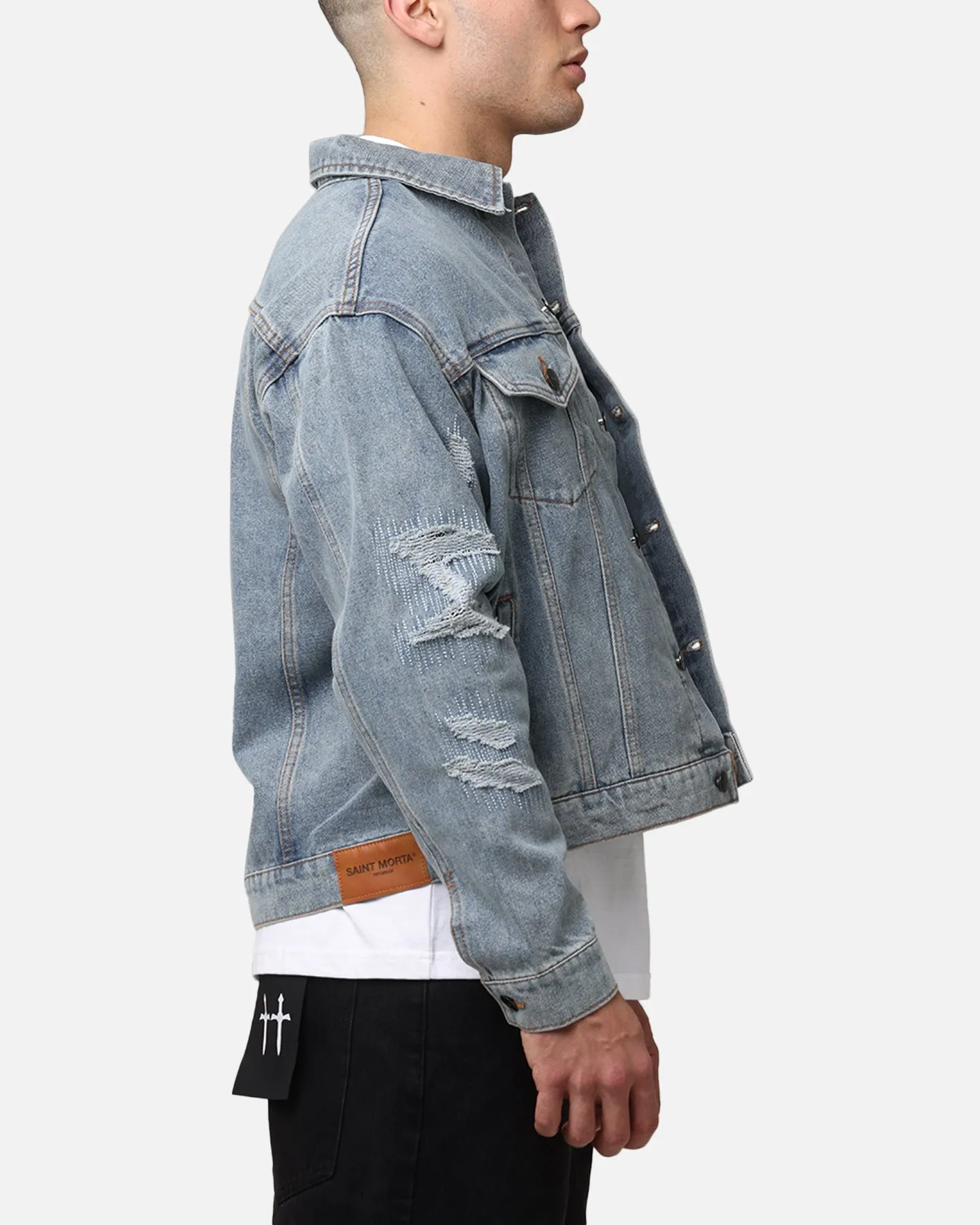 Saint Morta Rage Denim Jacket Blue