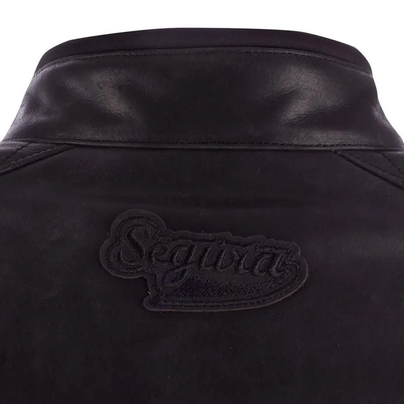 Segura Track Leather Jacket Black