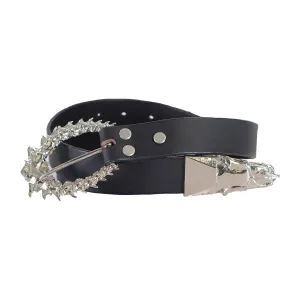 SNAKE VERTEBRAE LEATHER BELT