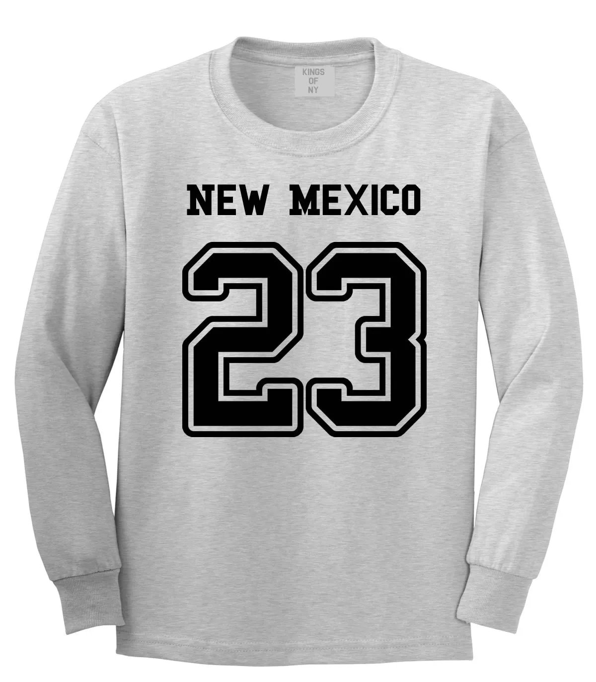 Sport Style New Mexico 23 Team State Jersey Long Sleeve T-Shirt