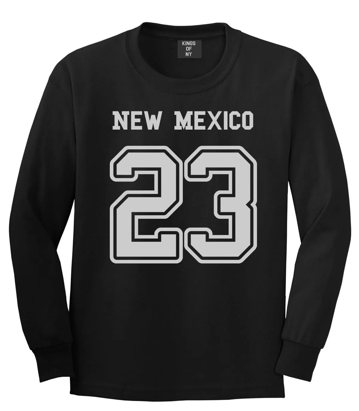 Sport Style New Mexico 23 Team State Jersey Long Sleeve T-Shirt