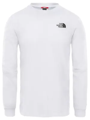 The North Face Mens Long Sleeve Simple Dome T Shirt White