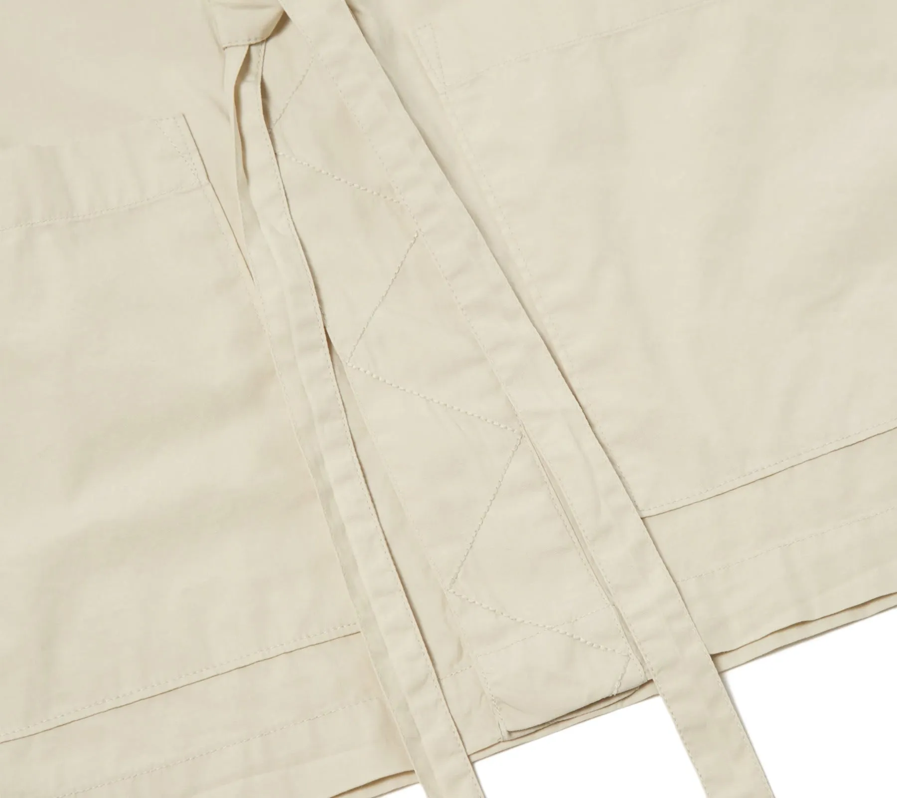 Tie Front Jacket | Driftwood Organic Fine Poplin