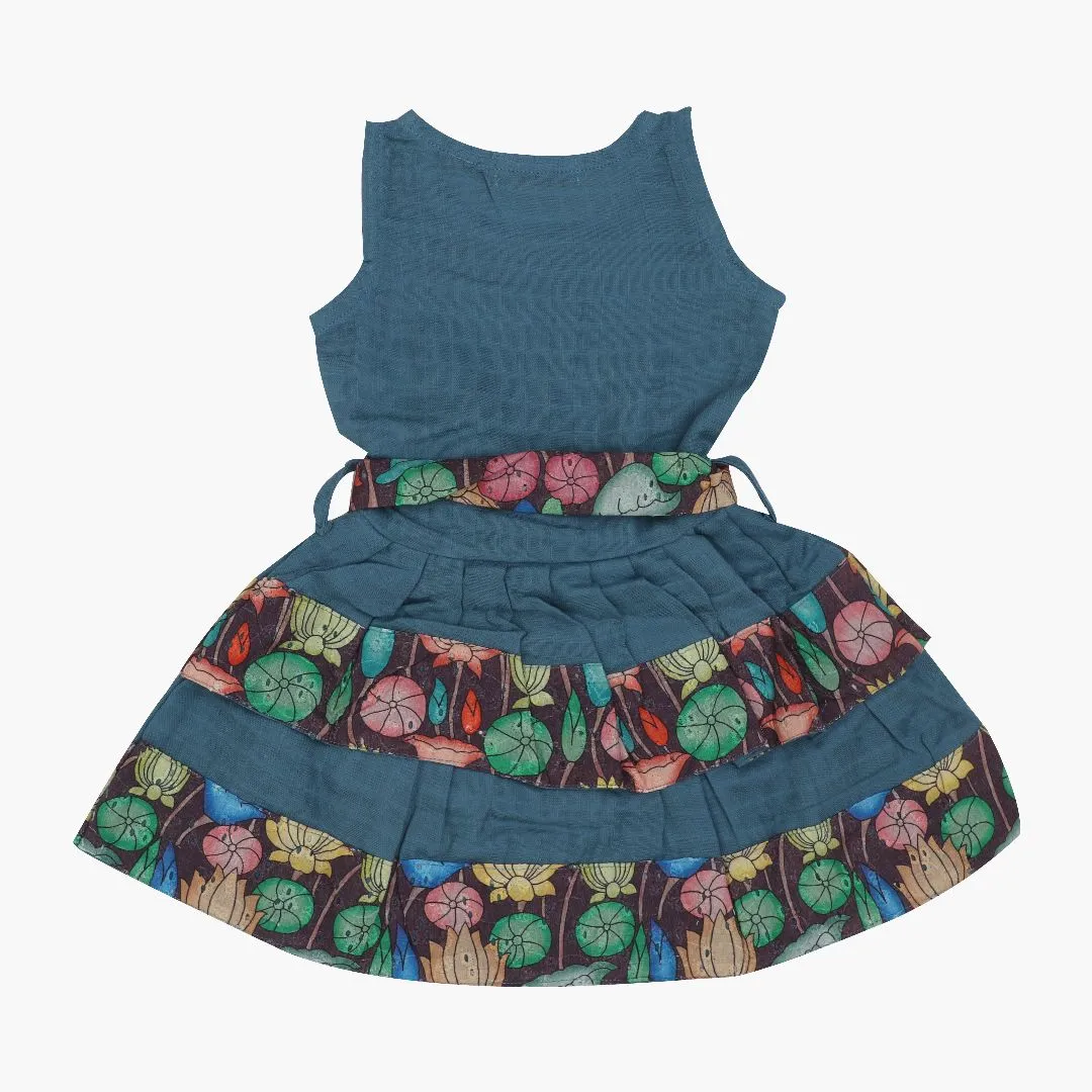 Tiny Tulip - Ethnic two-layer frock