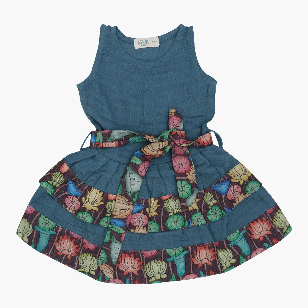 Tiny Tulip - Ethnic two-layer frock