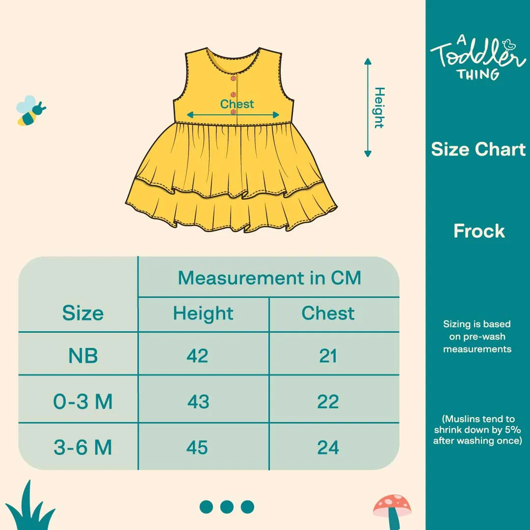 Tiny Tulip - Ethnic two-layer frock