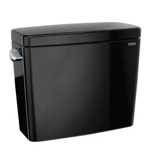 TOTO ST776EA#51 Drake 1.28 GPF Toilet Tank with Washlet  Auto Flush Compatibility, Ebony Black