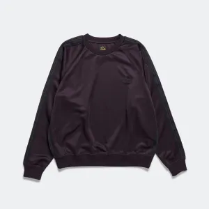 Track Crewneck - Dark Purple Poly Smooth